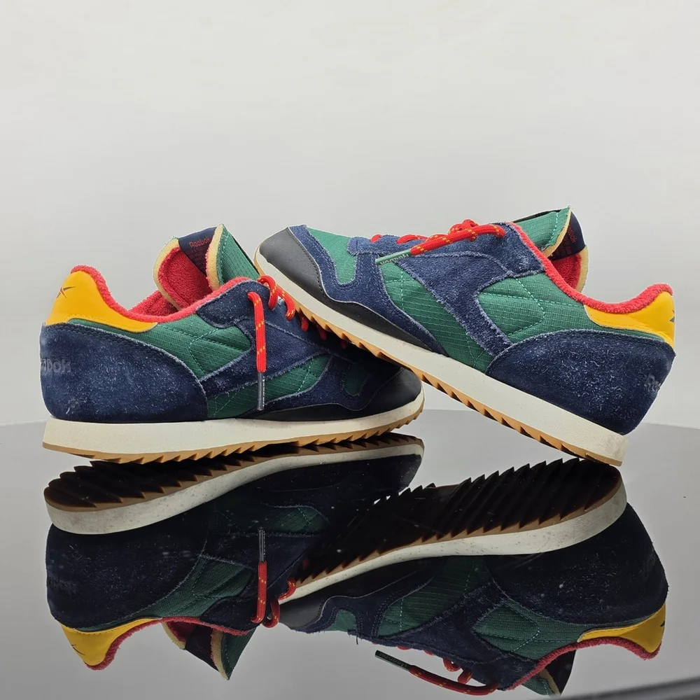 Retro Reebok Classic Leather Ripple MU Concept Sample Men 5.5 Green Red... - Picture 3 of 10